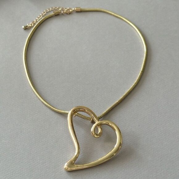 heart necklace A803 - Picture 3 of 4